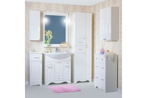 Тумба Бриклаер Анна 32 L белая - 2