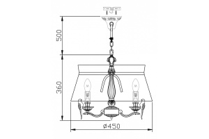 Подвесная люстра Maytoni Bird ARM013-33-W - 3
