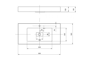 Мебельная раковина Акватон Ричмонд 80 см (1A70593KRD010) - 2