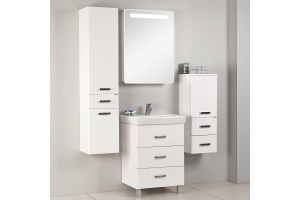 Комплект мебели напольный Aquaton Америна 60 М белый глянцевый