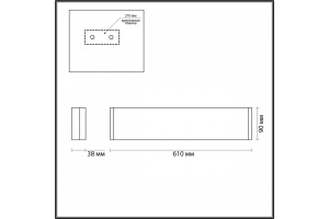 Настенный светодиодный светильник Odeon Light Hightech Framant 4295/20WL - 3
