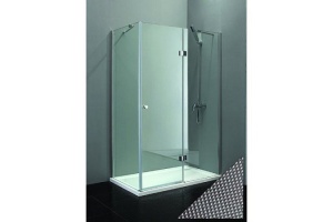 Душевой уголок Cezares Slider 120х80 хром стекло рифленое