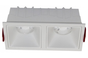 Встраиваемый светильник Maytoni Alfa DL043-02-15W4K-SQ-W