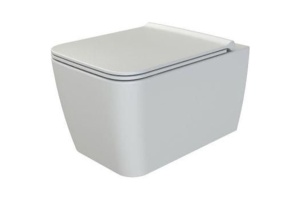 Чаша для подвесного унитаза Boheme Zen белая глянцевая без сиденья - 2