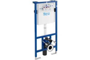 Комплект Система инсталляции для унитазов Roca DUPLO WC 890090020 + Кнопка смыва Roca PL1 Dual хром + Крышка-сиденье Roca Meridian 8012A2004 - 2