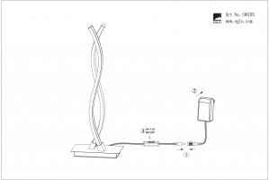 Настольная лампа Eglo Lasana 2 96105 - 2