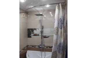 Карниз дуга Aquatek KARN-0000020 138.5x138.5 см для ванны Поларис1 - 2