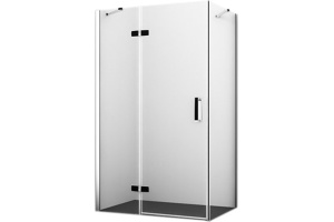 Душевой уголок Wasserkraft Aller 10H06LB black matt, 120x80 см - 2