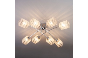 Люстра на штанге Eurosvet Ruby 30125/8 хром - 2