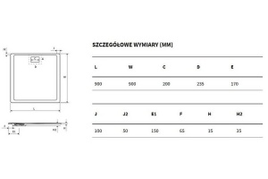 Поддон для душа EXCELLENT Lavano 90x90 бежевый - 3