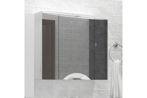 Зеркало-шкаф Style Line Жасмин-2 80/С Люкс, белый