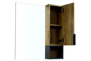 Зеркало-шкаф Azario Gris 73х80 дуб веллингтон (CS00080419) - 2