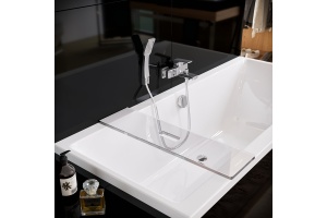 Полка на ванну Excellent Zen 75 прозрачная - 2