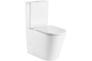 Унитаз-компакт WeltWasser WW SALZBACH 001 XL GL-WT безободковый с микролифтом белый (10000008266)