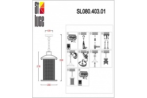 Подвесной светильник ST-Luce Lastero SL080.403.01 - 3