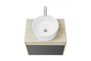 Тумба с раковиной Aquaton Лофт Урбан 65 светлое дерево-серый - 2