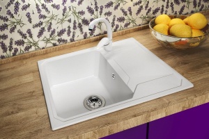 Мойка Кардинал 640, белый СМс - 2