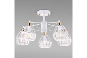 Люстра на штанге Eurosvet Lord 70075/5 белый