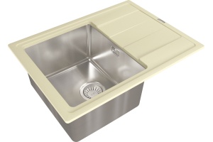 Мойка кухонная Florentina Комби 650 шампань - 2