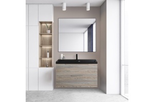 Комплект мебели BelBagno Vittoria 90 серый - коричневый - 2