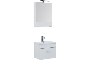 Зеркало-шкаф Aquanet Верона 50 белый - 3