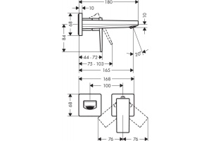 Смеситель Hansgrohe Metropol 32525000 для раковины - 3
