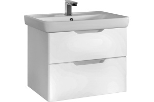 Тумба с раковиной Dreja.Eco Q 80 белая - 3
