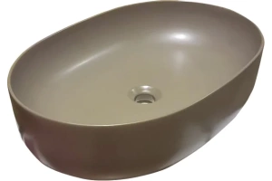 Раковина накладная Kerasan Nolita 60 коричневый матовый (534381)