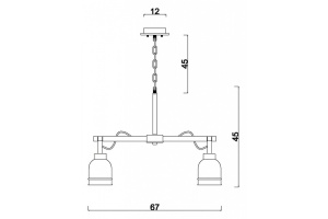 Подвесная люстра Vele Luce Calma VL2122L06 - 2