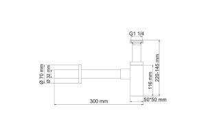 A072 Сифон для раковины - 2