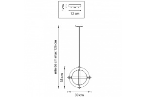 Светильник на штанге Lightstar Modena 816033 - 2