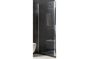 Боковая стенка Allen Brau Priority 90х200 стекло прозрачное профиль хром