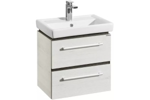 Тумба с раковиной Aquaton Ронда 55 светлое дерево