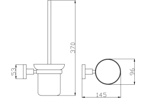 Ершик для унитаза Rav Slezak Colorado золото - 2