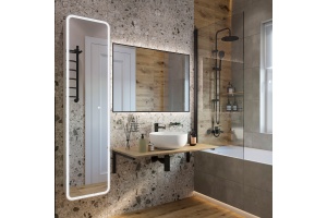 Мебель для ванной DIWO Элиста 100 светлое дерево, с раковиной Moduo 40 RING - 2