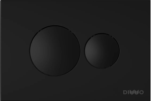 Кнопка смыва DIWO 7313 черная матовая