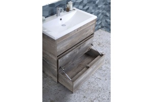 FAMILY База под раковину напольная с тремя выкатными ящиками, Pino Esotica, 580x470x845, FAMILY-580-3C-PIA-PE - 2