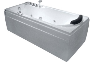 Гидромассажная ванна Gemy  172x77 см (G9006-1.7 B L)