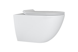 Унитаз подвесной beWash Lusso белый с сиденьем микролифт - 2