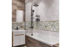 Тумба с раковиной DIWO Архангельск 50 дуб сонома, подвесная - 3