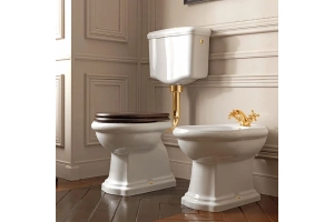 Механизм слива для низкого бачка Kerasan золото (751391) - 3