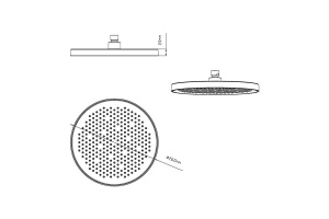 Верхний душ Vincea 26 сталь - 3