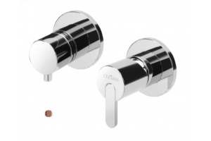 Смеситель для душа встраиваемый Cezares Leaf медь (LEAF-VDIM3-SS)