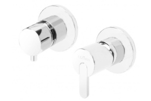 Смеситель встраиваемый Cezares Leaf белый, матовый (LEAF-VDIM3-BIO)