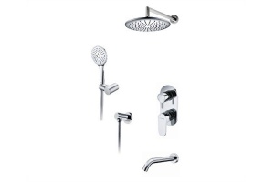 A175819 Встраиваемый комплект для ванны с верхней душевой насадкой и изливом