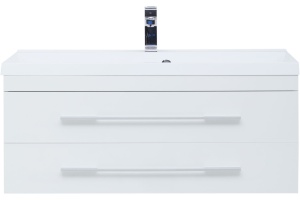 Тумба с раковиной Aquanet Нота 100 белая - 3