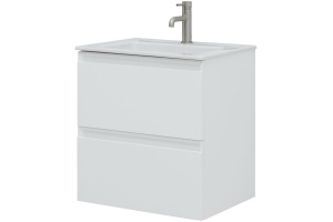 Тумба с раковиной Allen Brau Eclipse 60 белый матовый