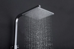 Душевая стойка ABBER Daheim с изливом, хром (AF8216) - 3