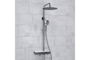 Душевая система WasserKraft 30 с термостатом хром - 2