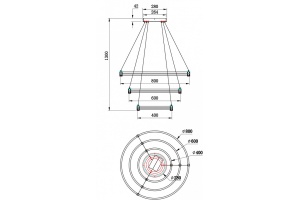 Подвесной светильник Stilfort Tooring 4006/05/03P - 2